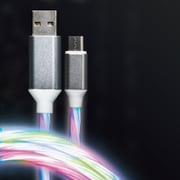 TYPE-C 光る充電ケーブル 2m ホワイト C003WH