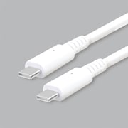 USB Type-C to Type-C PD60W対応 通信充電ケーブル 2.0m ホワイト C014