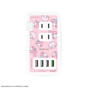 USBポート付き ACタップ サンリオキャラクターズ マイメロディ SANG-272MM