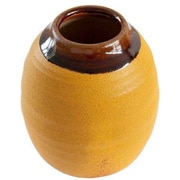 フラワーベース 陶器 Deep Breath Flower Vase キャラメル DB-Fc