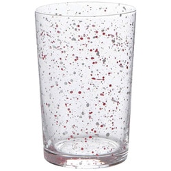 タンブラー S 280ml ガラス スプラッシュ コップ 食器 ピンク T-881873