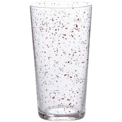 タンブラー M 360ml ガラス スプラッシュ コップ 食器 ピンク T-881880