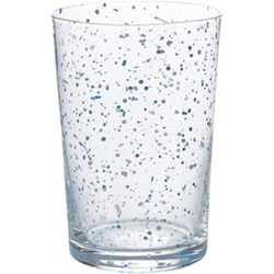 タンブラー S 280ml ガラス スプラッシュ コップ 食器 ブルー T-881903
