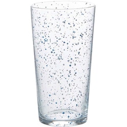 タンブラー M 360ml ガラス スプラッシュ コップ 食器 ブルー T-881910