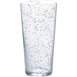 タンブラー L 400ml ガラス スプラッシュ コップ 食器 ブルー T-881927