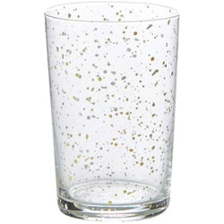 タンブラー S 280ml ガラス スプラッシュ コップ 食器 イエロー T-881934