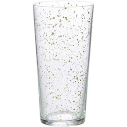 タンブラー L 400ml ガラス スプラッシュ コップ 食器 イエロー T-881958