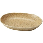 カレー皿 23cm 楕円 黄伊羅保 皿 食器 陶器 美濃焼 日本製 T-918791