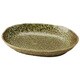 カレー皿 23cm 楕円 緑釉 皿 食器 陶器 美濃焼 日本製 T-918807