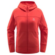 ベチュラ フード Betula Hood Women 605062 5LI Poppy Red Sサイズ [アウトドア フリース レディース]