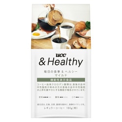 UCC上島珈琲 ＆Healthy マイルド SAP 180g [レギュラーコーヒー 粉]