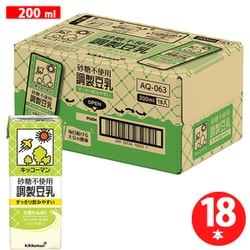 砂糖不使用 調製豆乳 200ml×18本
