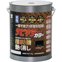 B-SKCT/K04B [BANーZI 防錆塗料 サビキラーカラー艶消し 4kg つや消し黒]