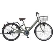 シティサイクル ベルヴェデールシティ 26インチ 6段変速 マットカーキ CHW-CC266BDRSW-BAA