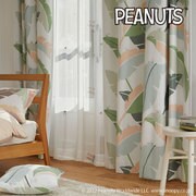 既製カーテン ドレープ ワイルドリーフ 100cm×178cm グリーン 1枚入り P1053