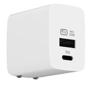 AC充電器 USB-A×1ポート&USB-C×1ポート PD20W充電対応 リバーシブルポート搭載 AC-047