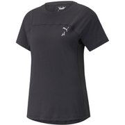 W SEASONS COOLCELL SS Tシャツ 523238 01 PUMA BLACK Sサイズ [ランニングウェア シャツ レディース]