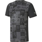 RUN FAVORITE AOP FOR ALL TIME 523682 01 PUMA BLACK-AO Lサイズ [ランニングウェア シャツ メンズ]