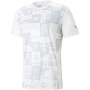 RUN FAVORITE AOP FOR ALL TIME 523682 52 PUMA WHITE-AO Mサイズ [ランニングウェア シャツ メンズ]