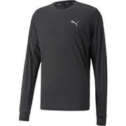 RUN FAVORITE 長袖 Tシャツ M 523669 01 PUMA Black Mサイズ [ランニングウェア シャツ メンズ]