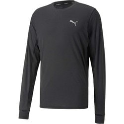RUN FAVORITE 長袖 Tシャツ M 523669 01 PUMA Black Lサイズ [ランニングウェア シャツ メンズ]