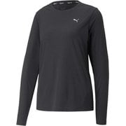 RUN FAVORITE LS W 523698 01 PU-BK Mサイズ [ランニングウェア シャツ レディース]