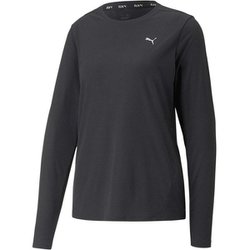 RUN FAVORITE LS W 523698 01 PU-BK Lサイズ [ランニングウェア シャツ レディース]
