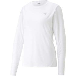 RUN FAVORITE LS W 523698 02 PU-WH Lサイズ [ランニングウェア シャツ レディース]
