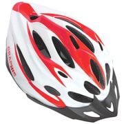 GRAPHIS(グラフィス) 自転車用ヘルメット フリーサイズ(58cm~61cm) ホワイトレッド GR-I-MV28