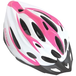 GRAPHIS（グラフィス） 自転車用ヘルメット フリーサイズ（58cm～61cm） ホワイトピンク GR-I-MV28