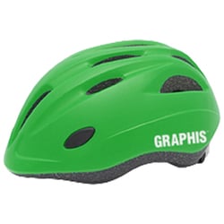 GR-HB6-3 [GRAPHIS（グラフィス） 子ども用サイクルヘルメット Sサイズ（48cm～52cm） マットグリーン]