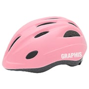 GR-HB6-3 [GRAPHIS（グラフィス） 子ども用サイクルヘルメット Mサイズ（52cm～56cm） マットライトピンク]