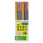 さんかくえんぴつシリーズ 三角鉛筆 太軸 6本入 4B N04569