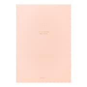 ペーパーパッド A5 カラー ドット方眼 ピンク 15338006