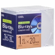BD/DVD/CDプラケース 5mm 20枚入 OA-RCD5M20P-C
