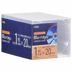BD/DVD/CDプラケース 10mm 20枚入 OA-RCD10M20P-C