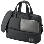 カジュアルPCバッグ 13.3インチPC対応 撥水加工 キャリーサポーター付き ブラック BAG-CA11BK
