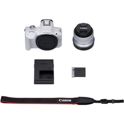 ヨドバシ.com - キヤノン Canon EOS R50 RF-S18-45IS STM レンズキット ホワイト [ボディ APS-Cサイズ  ミラーレスカメラ＋交換レンズ「RF-S18-45mm F4.5-6.3 IS STM」] 通販【全品無料配達】