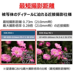 ヨドバシ.com - キヤノン Canon RF-S55-210mm F5-7.1 IS STM [望遠