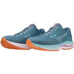 Mizuno WAVE RIDER 26 青/オレンジ シューズ