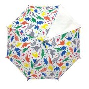 子供用傘 ZAZZY ZAPS(ザジーザップス) ダイナソー Sサイズ 45cm 手開き式 透明窓付き(1面) オフシロ 6731651-002-08-5
