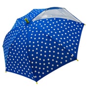 子供用傘 ZAZZY ZAPS(ザジーザップス) Color Change Umbrella スター Mサイズ 50cm 手開き式 透明窓付き(1面) ブルー 6731657-003-05-5