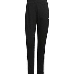 スリーストライプス トラックパンツ BUJ23 IA5212 ブラック/ホワイト J/Sサイズ [ランニングウェア ロングパンツ レディース]