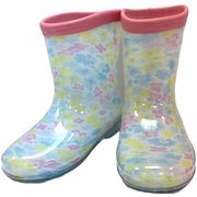 ミニフラワーレインシューズ 19cm ブルー 6731509-019-05-0