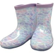 ミニフラワーレインシューズ 14cm パープル 6731509-014-13-0