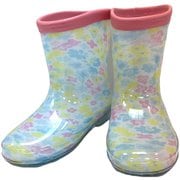 ミニフラワーレインシューズ 14cm ブルー 6731509-014-05-5