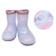 リボンレインシューズ 19cm パープル 6731511-019-13-0