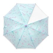 子供用傘 Orange Bonbon(オレンジボンボン) シェル Mサイズ 50cm 手開き式 透明窓付き(1面) ブルー 6731603-003-05-4