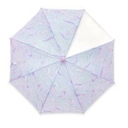 子供用傘 Orange Bonbon(オレンジボンボン) シェル Lサイズ 55cm 手開き式 透明窓付き(1面) パープル 6731603-004-13-6