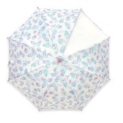 子供用傘 Orange Bonbon(オレンジボンボン) ねこ Mサイズ 50cm 手開き式 透明窓付き(1面) ブルー 6731604-003-05-3